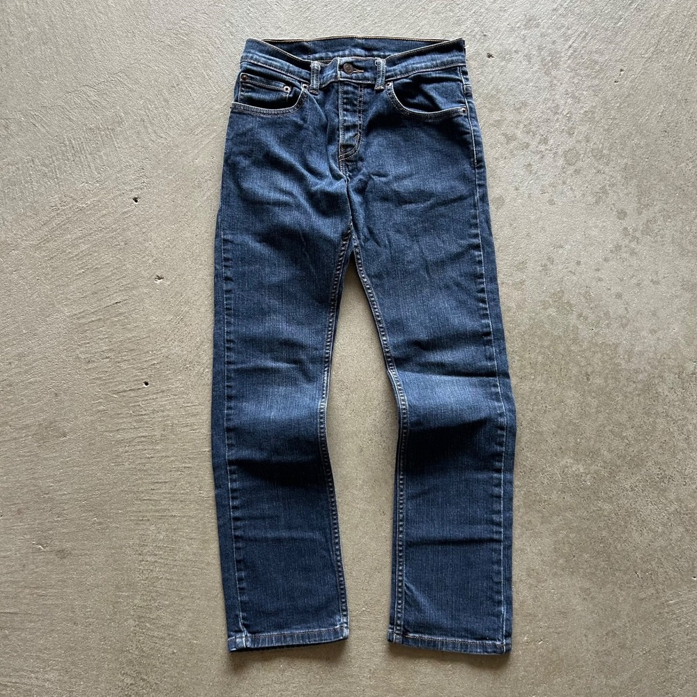 Vintage Levis 511 Jeans Size 26x26 Blue Medium Wash Denim Slim Fit Straight Leg